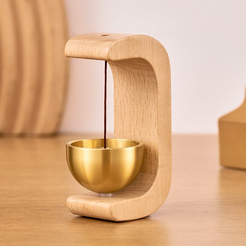 Brass Dopamine Bell Creative Bedroom Hanging Door Bell Meditation Summer Wind Hanging Door Bell - Image 4